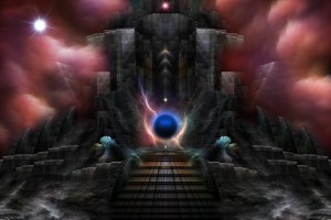 The Realm Of Osphilium Fantasy Landscape Fractal Composition